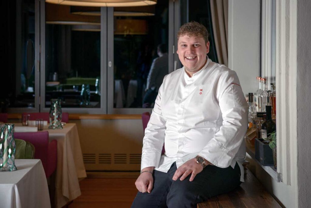 L'Executive Chef, Andrea Casali del Kitchen, 1 Stella Michelin